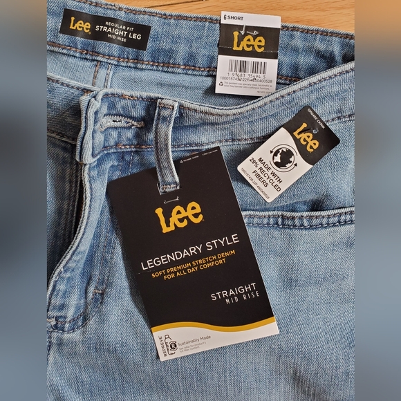 LEE NEW Legendary Anchor Straight Mid Rise Jeans - Picture 3 of 5